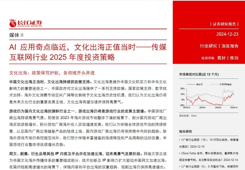 傳(chuan)媒互聯(lian)網(wang)行業(ye)研究報告01