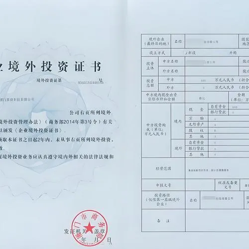 ODI境外投(tou)資(zi)備(bei)案