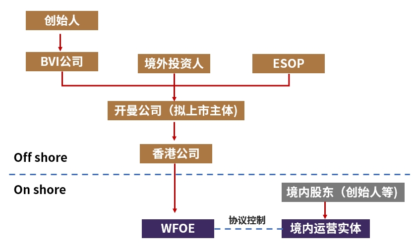 常見VIE離岸架構形式(shi)